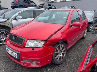 Škoda Fabia RS 1,9tdi 96kw červená - 2