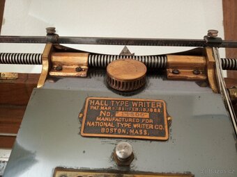 Prodám unikátní psací stroj HALL (Boston model) - 2