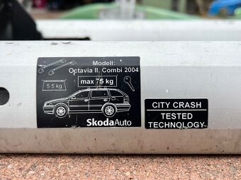 Prodám střešní nosiče pro škoda octavia. - 2