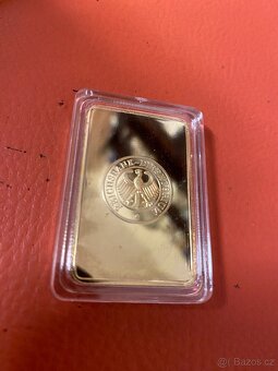 Pozlacený Slitek s Železným Křížem - 2