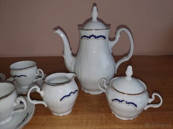 Kávový servis s modrým motivem Bernadotte - 2