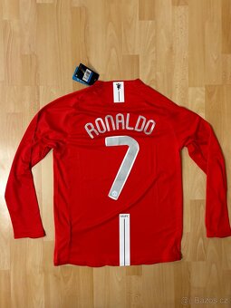 Fotbalový dres Manchester United 2007/8 - Ronaldo - 2
