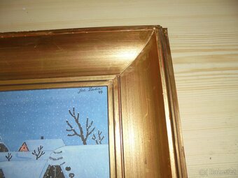 Josef LADA obrázek - Sněhulák s fajfkou 1949 - 2