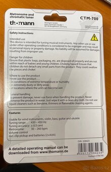 Chromatická ladička s metronomem - 2