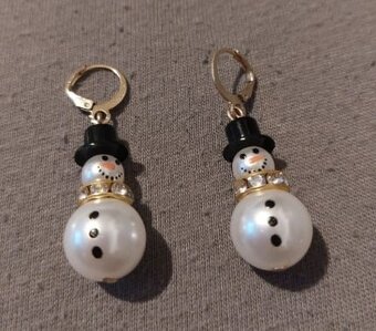 vánoční náušnice - 2