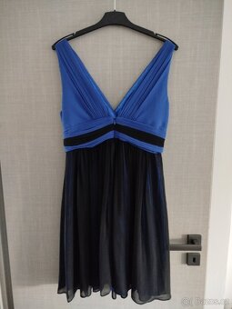 Šaty modročerné nové - 2