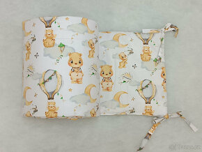 Nový mantinel kolem postýlky medvídci v balonu - 2