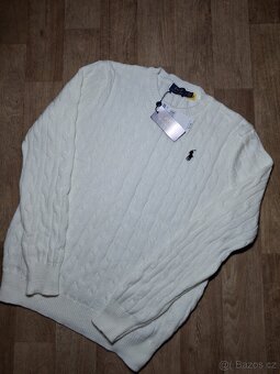 Svetr Ralph Lauren bílý - 2