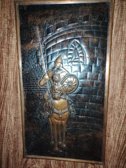 Ručně tepaný měděný obraz - 2