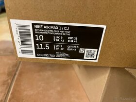 Nike air max 1 travis scott 44/10 saturn gold - 2