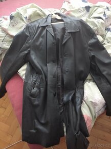 Pánský kabát kožený xxl - 2