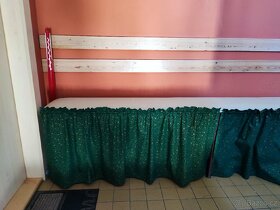 Lavice botník.Sedací plocha béžová koženka - 2