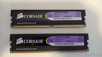 2x1GB DDR2 Corsair - 2