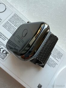 Apple iWatch 7 ocel (GPS+cellular) 45mm, pásek: milánský tah - 2