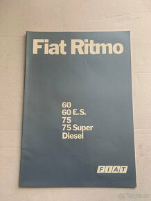 Staré prospekty FIAT Ritmo, FIAT 500X - 2