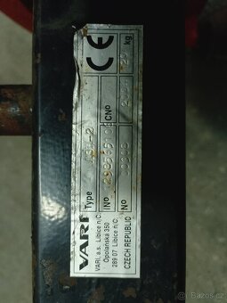Vari shrnovací radice ASR-2+ Závaží na sníh,štěrk,hlínu. - 2