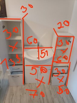 Prodám koupelnové skříňky - 2