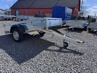 Přívěsný vozík 252x130 cm, sklopný, 750kg, 130km/h - 2