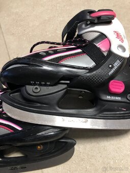 Zimní brusle nastavitelné 33 - 36 dívčí - 2