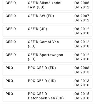 Ložisko s nábojem Kia Ceed Kia Pro Ceed zadní - 2
