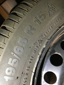 zimní pneu  Continental 195/65/15 - 2