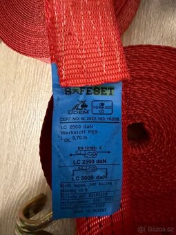 Upínací popruhy s ráčnou a háky - 2