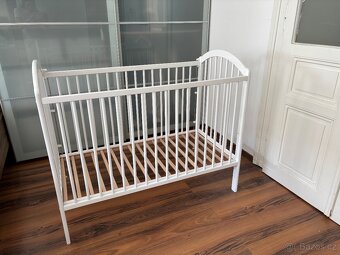 Dětská postýlka bíla dub - 120 x 60 cm - 2