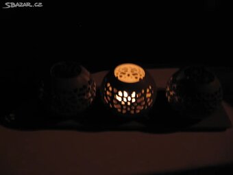 KERAMICKY ROMANTICKY BEZOVY SVICEN - KOULE - 2