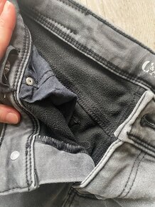 Zateplené džíny vel.158 - 2