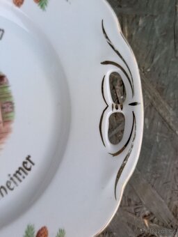 Starobylý servírovací talíř, Kauffhaus... - 2