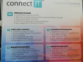 Bezdrátová nabíječka CONNECT IT - 2