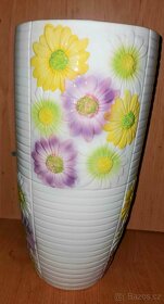 Váza keramická motiv květiny - 2