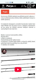 Fox Rage 1,8 m 2-8 g přívlačový prut - 2