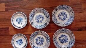 Meissen 6 prolamovaných talířků plus 3 kusy Union k - 2