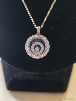 Dámský diamantový náhrdelník z 18k zlata s diamanty - 2