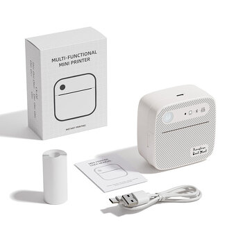 Přenosná bluetooth termo mini tiskárna - 2