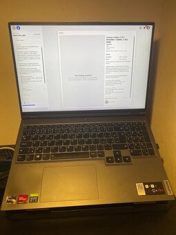Lenovo Legion 5 Pro - RTX3060 / 5600 / LIKE NEW - 2