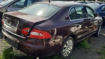 nd ze škoda Superb 2, 1.8.TSI 118kW, vínový - 2
