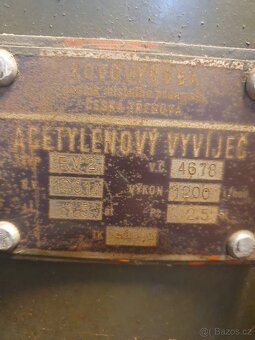 Acetylenový vyvíječ - 2