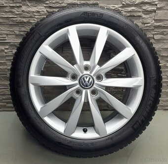 17" Originál VW Dijon 5x112 zimní pneu 6,5-7,5mm - 2