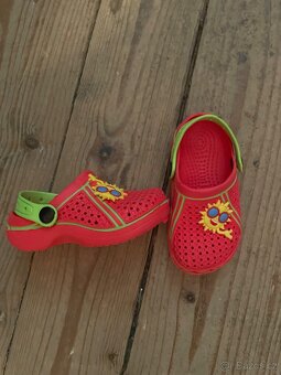 Dívčí boty typ crocsy  vel. 22 jako nová - 2