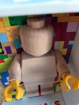 Dřevěná figurka Lego - 2