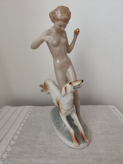 Royal dux Diana akt porcelánová soška - 2