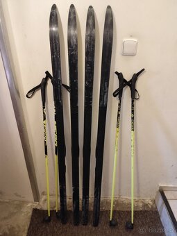 Prodám 2 sety dětských běžek Fischer, délka 150xm - 2