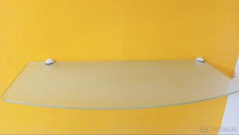 2 skleněné police 60cm a 80cm - 2