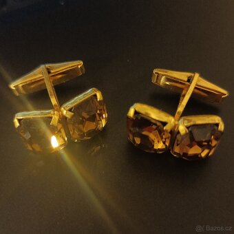 2x retro manžetové knoflíčky - 2