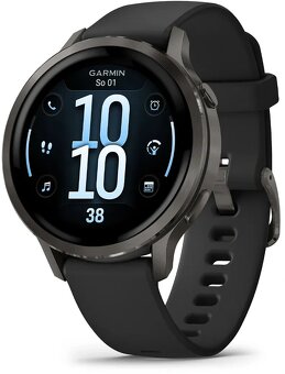 Hodinky Garmin Venu 4 41mm Slate/Black Band - 2