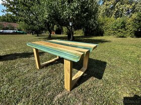 Epoxidový konferenční stolek (dub) - 2