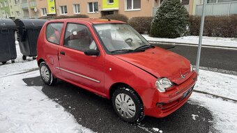 Fiat Seicento 1.1 BOURANÉ – na díly / opravu - 2