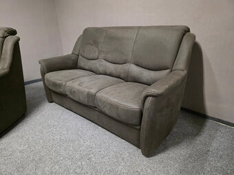 Nová hnědá sedačka 3+1 DIETSCH - 2